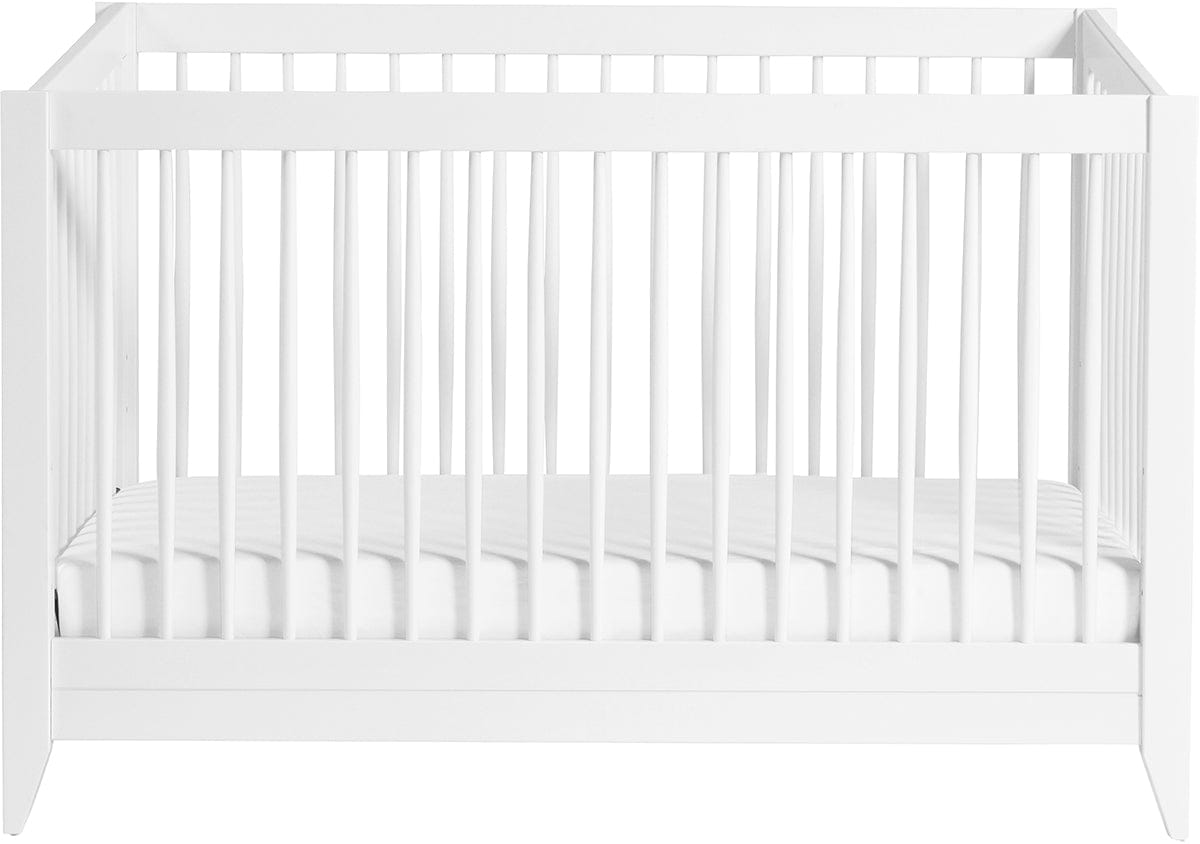Babyletto Sprout 4-in-1 Convertible Crib w/Toddler Bed Conversion Kit - White - M10301W