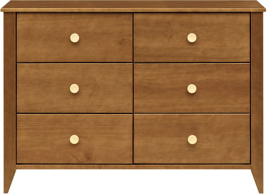 Babyletto Sprout 6-Drawer Double Dresser - Chestnut / Natural - M10326CTN
