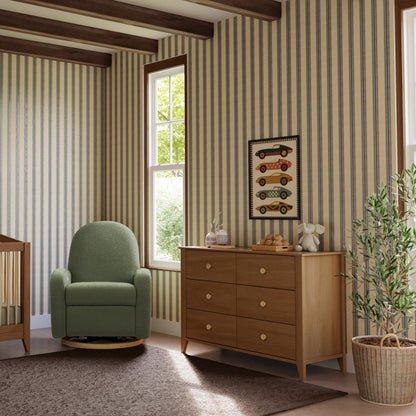 Babyletto Sprout 6-Drawer Double Dresser - Chestnut / Natural - M10326CTN