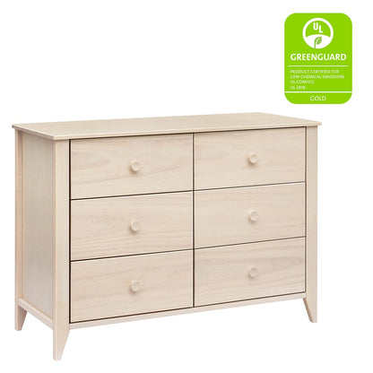 Babyletto Sprout 6-Drawer Double Dresser - Washed Natural - M10326NX