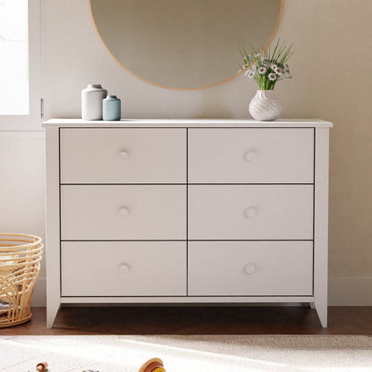 Babyletto Sprout 6-Drawer Double Dresser - White - M10326W