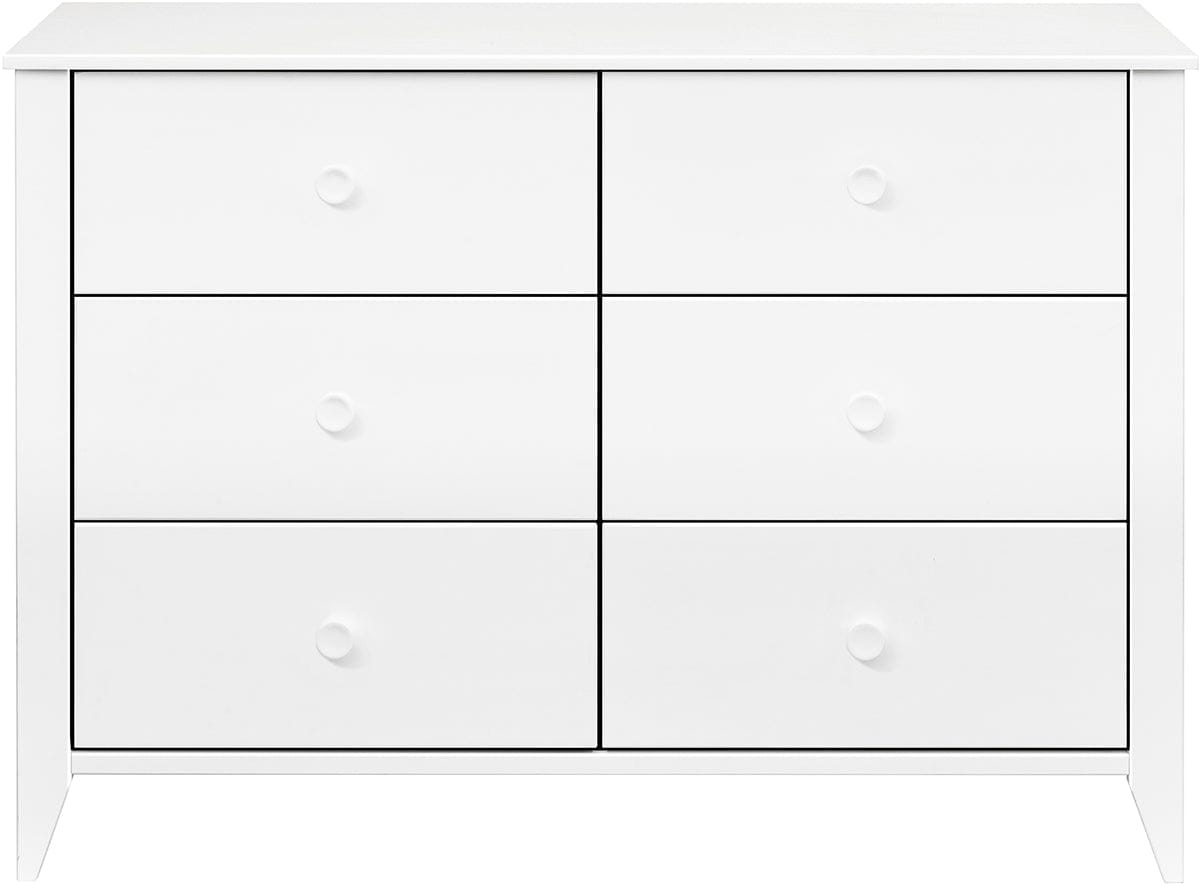 Babyletto Sprout 6-Drawer Double Dresser - White - M10326W