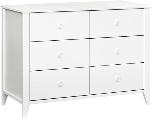 Babyletto Sprout 6-Drawer Double Dresser - White - M10326W