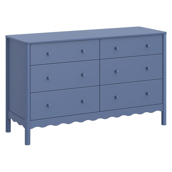 Babyletto Swell 6-Drawer Assembled Dresser Cove Blue