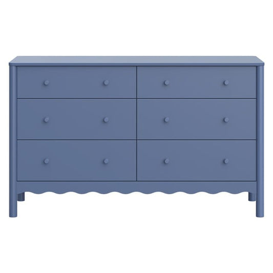 Babyletto Swell 6-Drawer Assembled Dresser - Cove Blue - M27916CVB