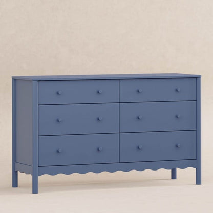 Babyletto Swell 6-Drawer Assembled Dresser - Cove Blue - M27916CVB