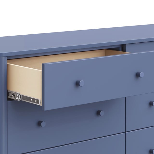 Babyletto Swell 6-Drawer Assembled Dresser - Cove Blue - M27916CVB