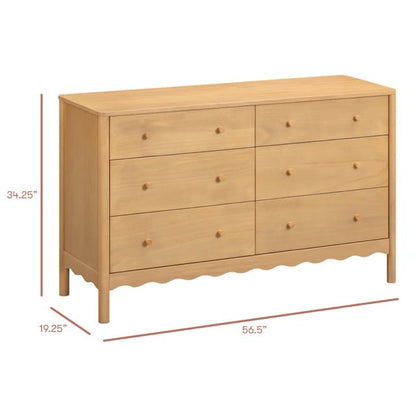 Babyletto Swell 6-Drawer Assembled Dresser - Honey - M27916HY