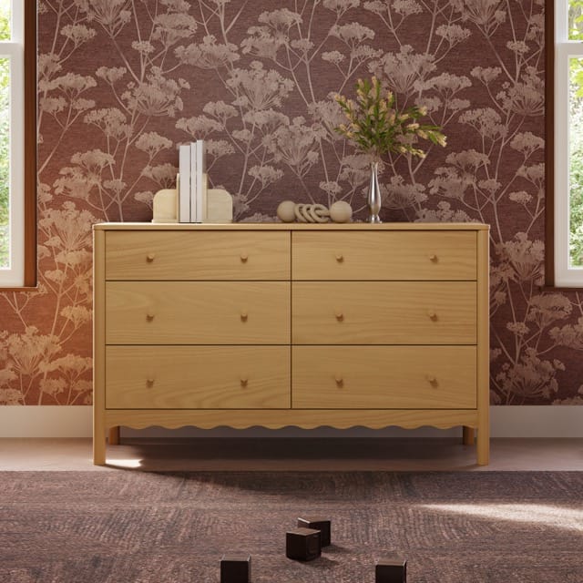 Babyletto Swell 6-Drawer Assembled Dresser - Honey - M27916HY