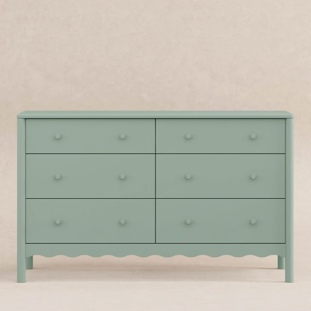 Babyletto Swell 6-Drawer Assembled Dresser - Light Sage - M27916LS