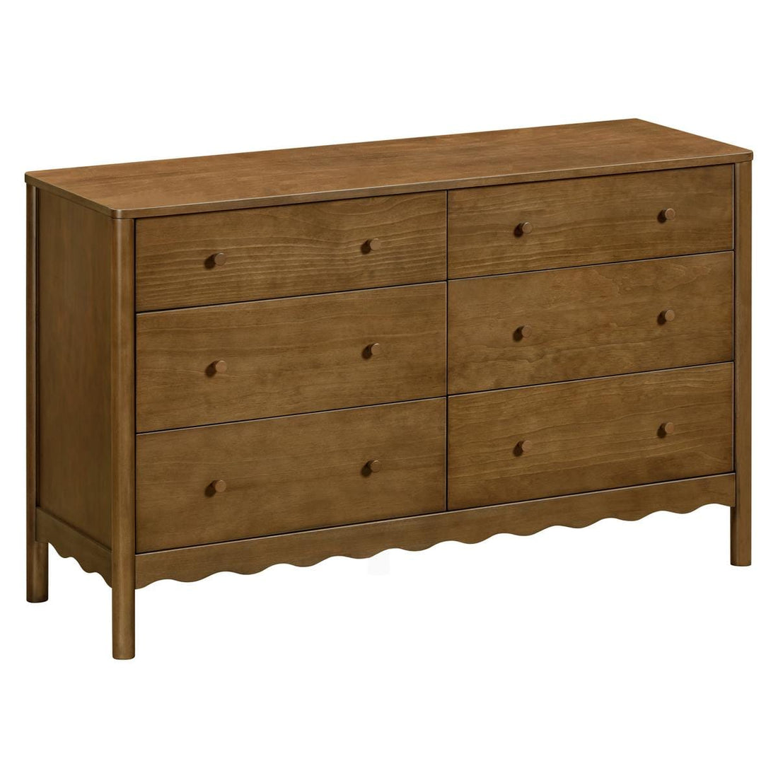 Babyletto Swell 6-Drawer Assembled Dresser - Natural Walnut - M27916NL