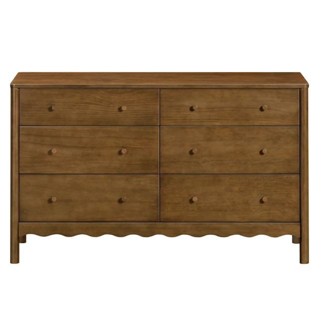 babyletto dresser Swell 6-Drawer Assembled Dresser Babyletto Color: Natural Walnut
