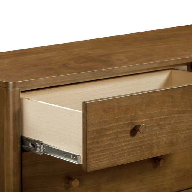 pre assembled baby dresser Swell 6-Drawer Assembled Dresser Babyletto Color: Natural Walnut