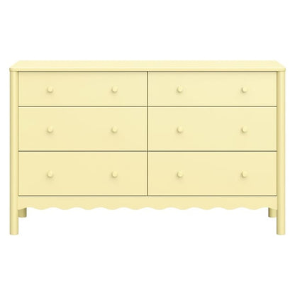 Babyletto Swell 6-Drawer Assembled Dresser - Pale Yellow - M27916PY