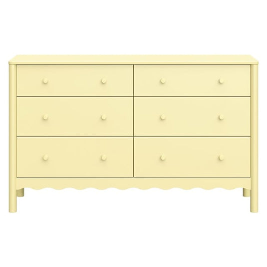 Babyletto Swell 6-Drawer Assembled Dresser - Pale Yellow - M27916PY