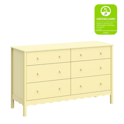 Babyletto Swell 6-Drawer Assembled Dresser - Pale Yellow - M27916PY