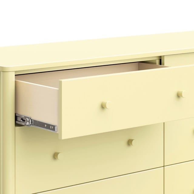 pre assembled baby dresser Swell 6-Drawer Assembled Dresser Babyletto Color: Pale Yellow