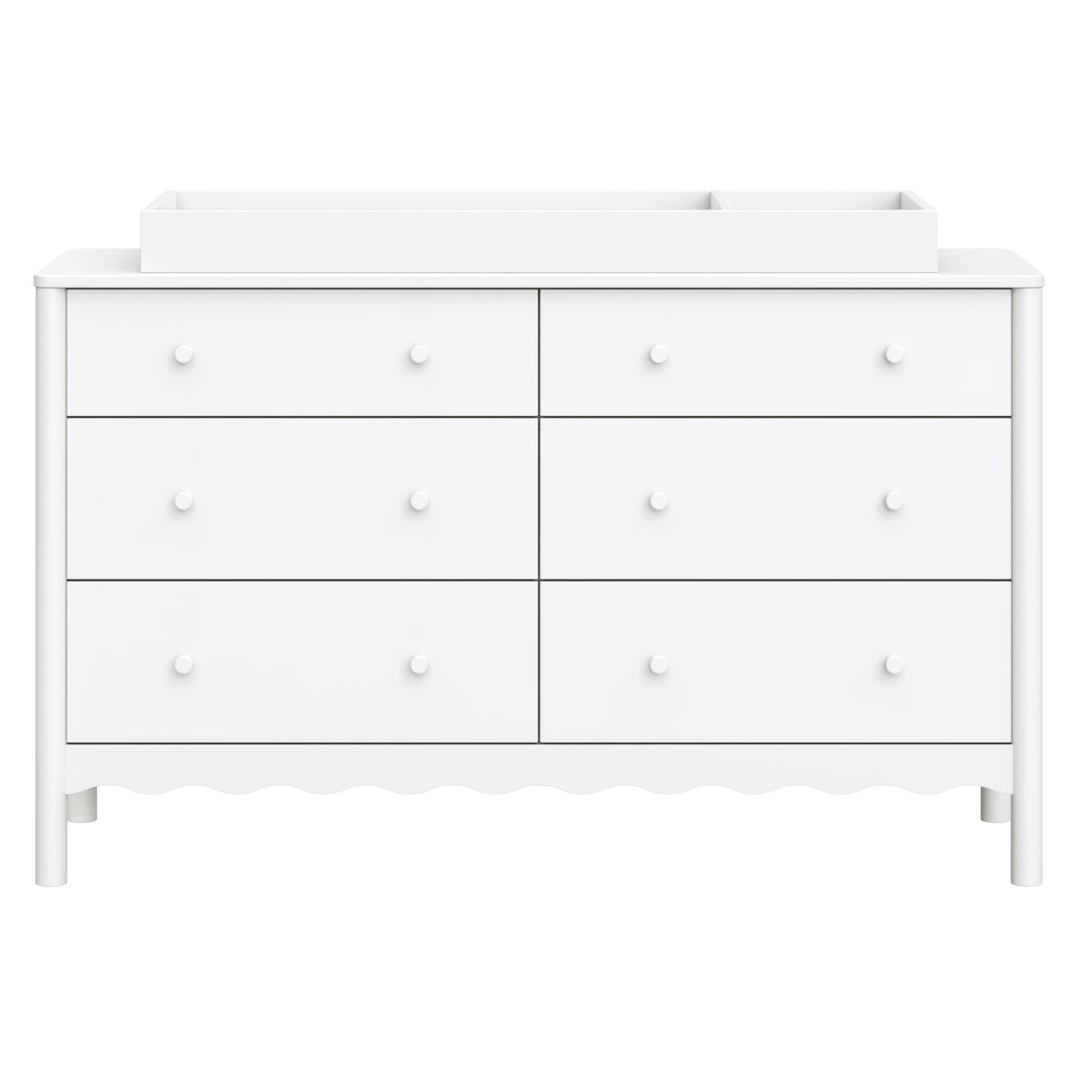 Babyletto Swell 6-Drawer Wide Assembled Dresser (56") - White
