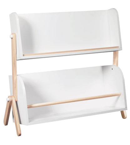 Babyletto Tally Storage and Bookshelf In White and Washed Natural Finish - M10611WNX
