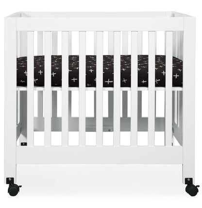 Babyletto Tuxedo Monochrome Cross Mini Crib Sheet - T11571