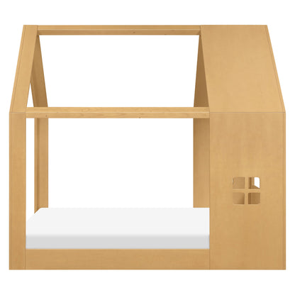 Babyletto Uchi Montessori-Inspired House Full Bed - Honey
