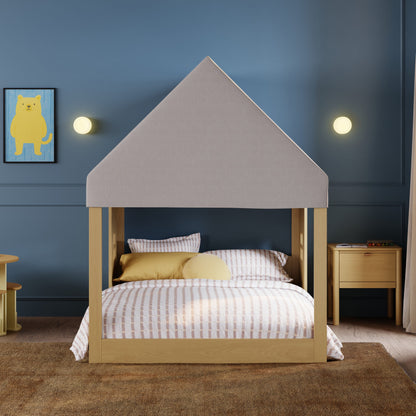 Babyletto Uchi Montessori-Inspired House Full Bed - Honey