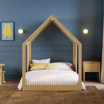 Babyletto Uchi Montessori-Inspired House Full Bed - Honey