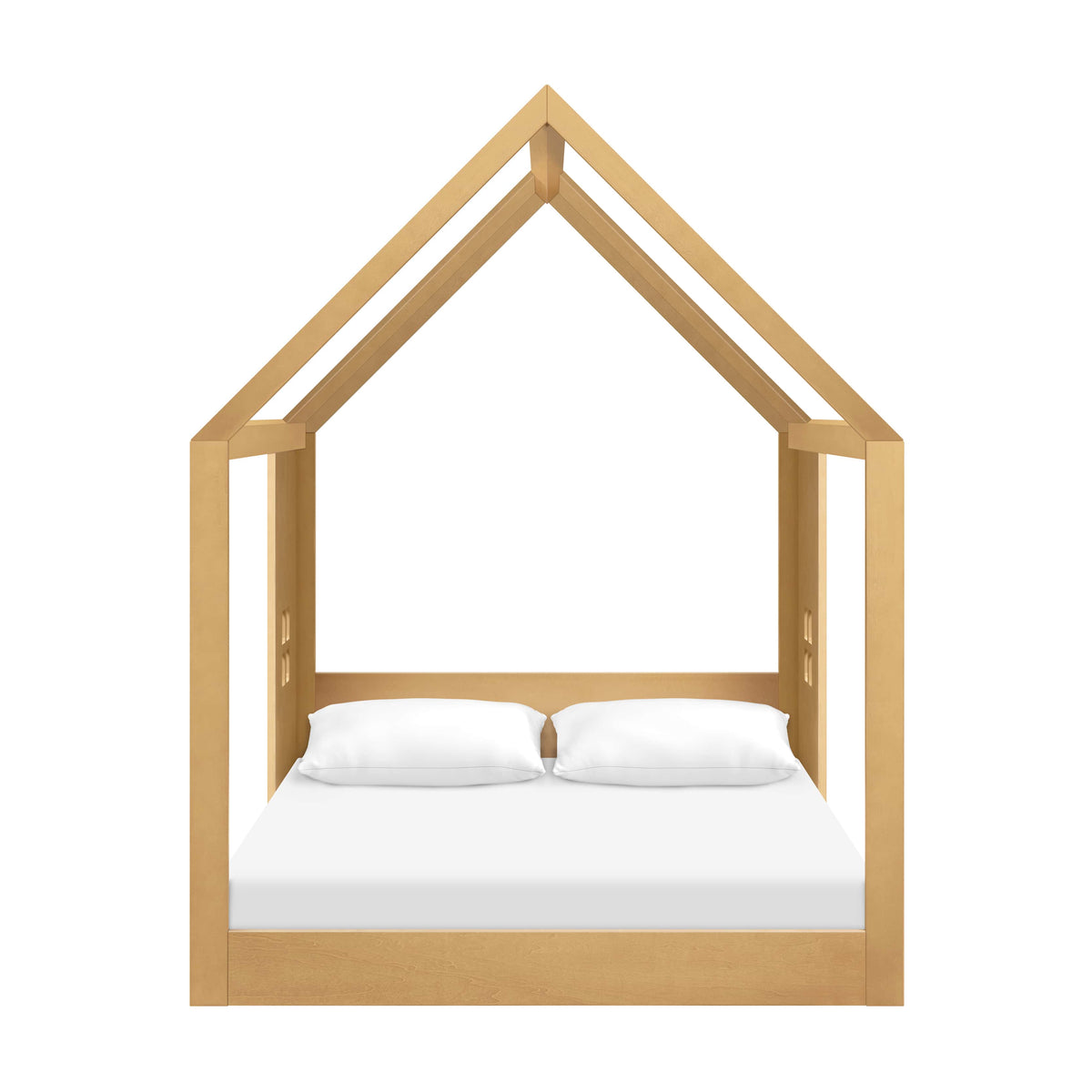 Babyletto Uchi Montessori-Inspired House Full Bed - Honey