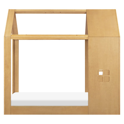Babyletto Uchi Montessori-Inspired House Twin Bed - Honey
