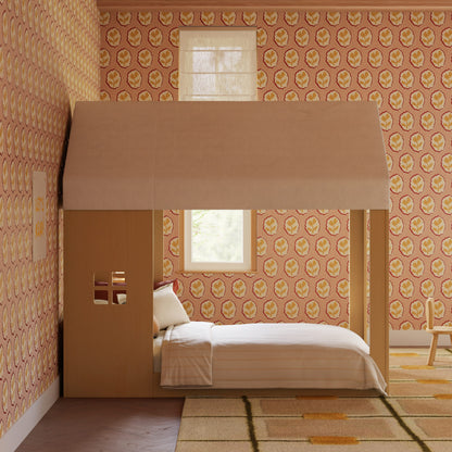 Babyletto Uchi Montessori-Inspired House Twin Bed - Honey