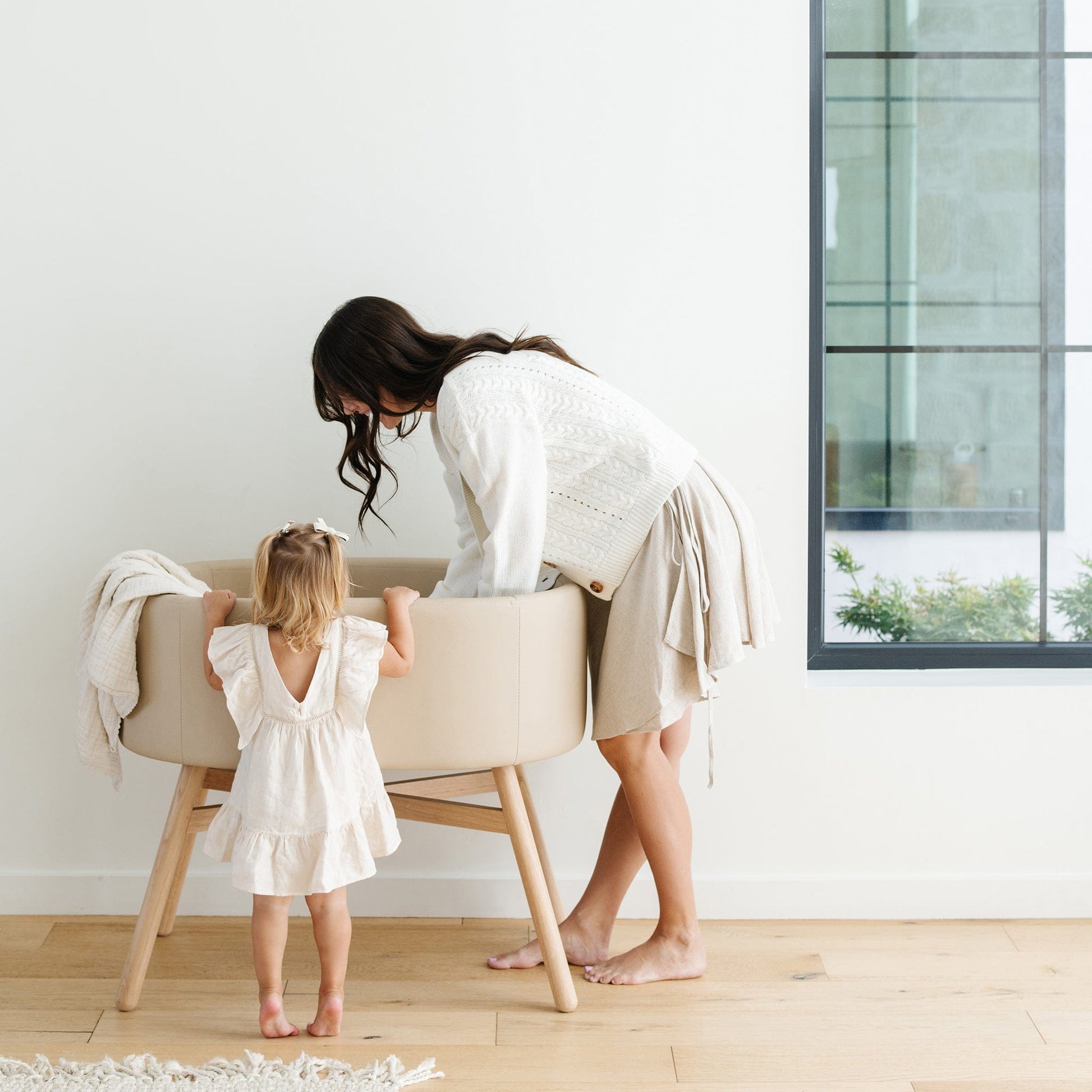 Babyletto x GATHRE Capsule Bassinet - Millet - M26834GMLB