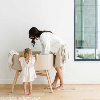 Babyletto x GATHRE Capsule Bassinet - Millet - M26834GMLB