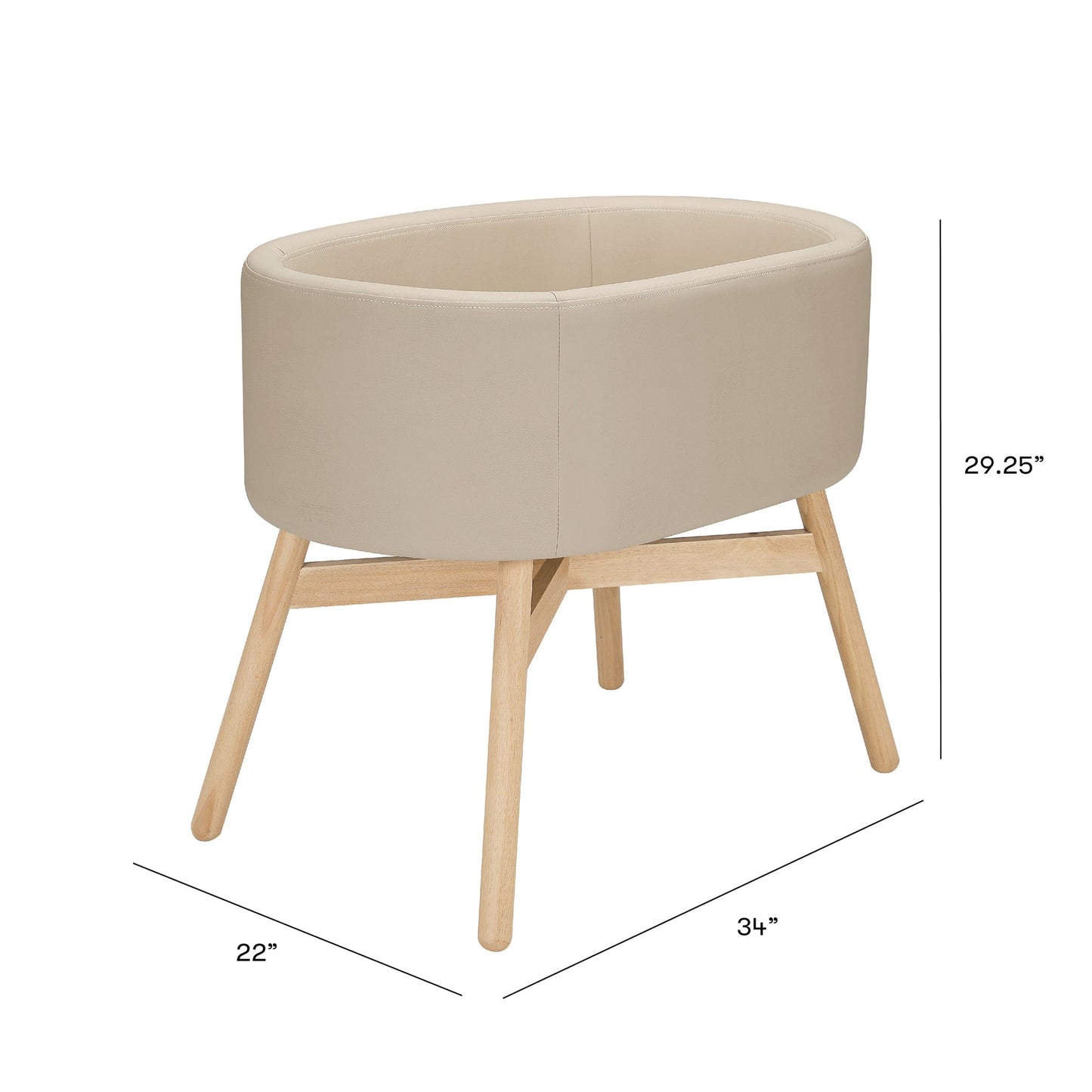 Babyletto x GATHRE Capsule Bassinet - Millet - M26834GMLB