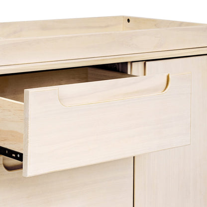 Babyletto Yuzu 3-Drawer Changer Dresser, KD w/Removable Changing Tray - Washed Natural - M23423NX