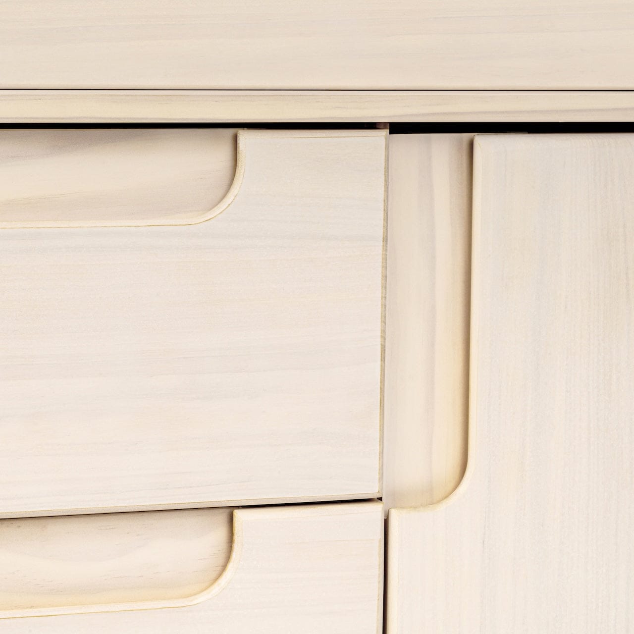 Babyletto Yuzu 3-Drawer Changer Dresser, KD w/Removable Changing Tray - Washed Natural - M23423NX