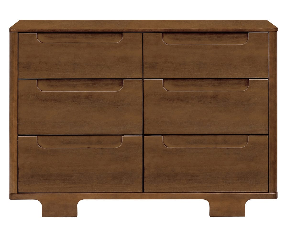 Babyletto Yuzu 6-Drawer Dresser, KD - Natural Walnut - M23426NL