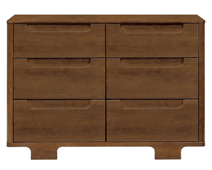 Babyletto Yuzu 6-Drawer Dresser, KD - Natural Walnut - M23426NL