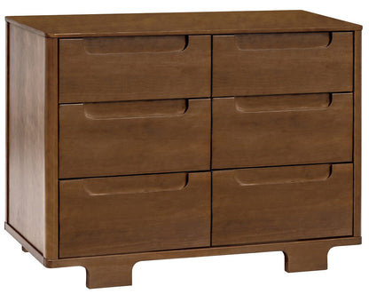 Babyletto Yuzu 6-Drawer Dresser, KD - Natural Walnut - M23426NL