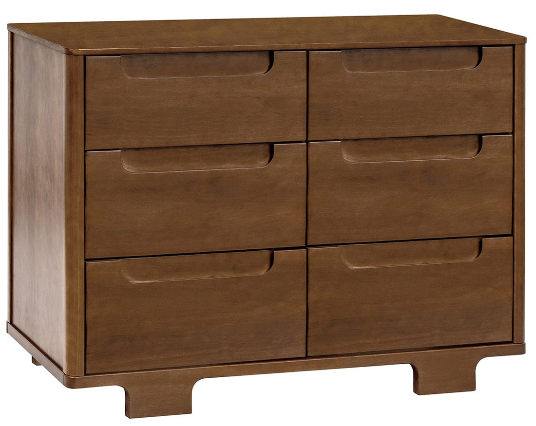 Babyletto Yuzu 6-Drawer Dresser, KD - Natural Walnut - M23426NL