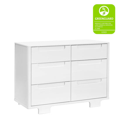 Babyletto Yuzu 6-Drawer Dresser, KD - White - M23426W
