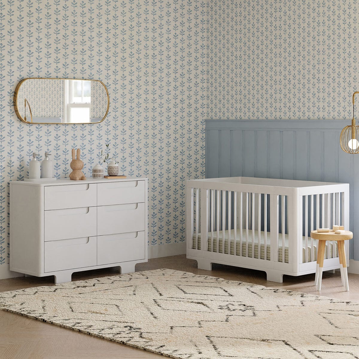 Babyletto Yuzu 6-Drawer Dresser, KD - White - M23426W