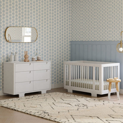 Babyletto Yuzu 6-Drawer Dresser, KD - White - M23426W