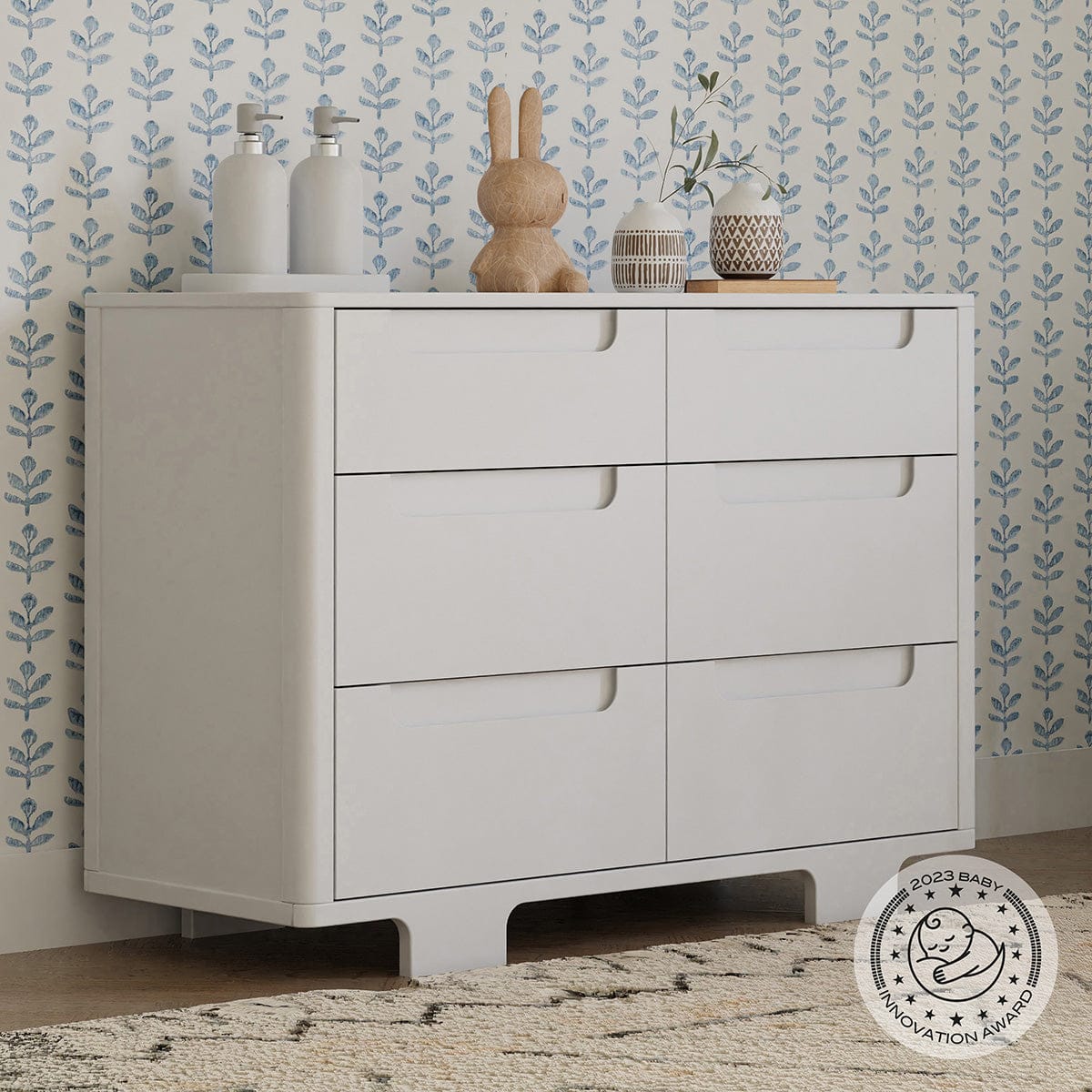 Babyletto Yuzu 6-Drawer Dresser, KD - White - M23426W