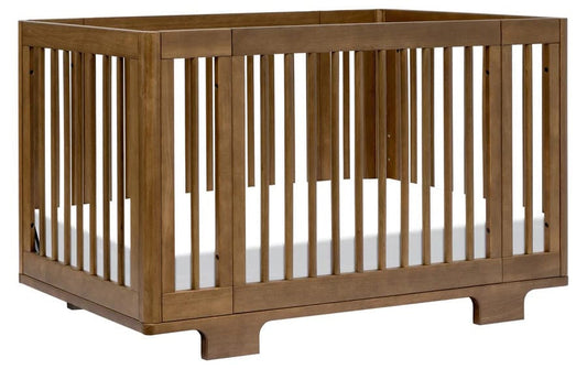 Babyletto Yuzu 8-in-1 Convertible Crib with All-Stages Conversion Kit - Natural Walnut - M23401NL