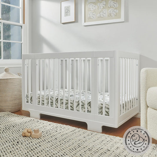 Babyletto Yuzu 8-in-1 Convertible Crib with All-Stages Conversion Kit - White - M23401W
