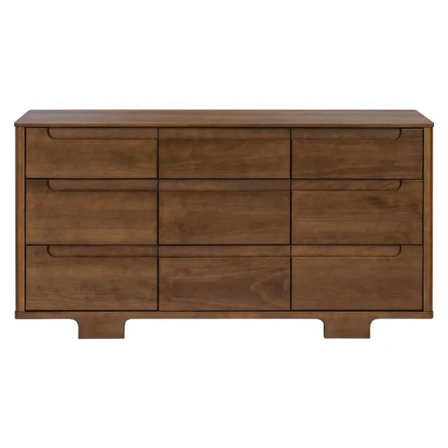 Babyletto Yuzu 9-Drawer Assembled Dresser - Natural Walnut - M23428NL