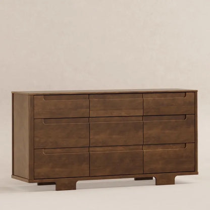 Babyletto Yuzu 9-Drawer Assembled Dresser - Natural Walnut - M23428NL