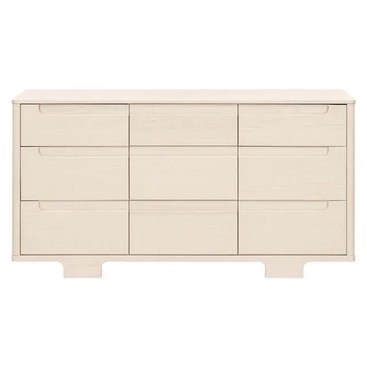 Babyletto Yuzu 9-Drawer Assembled Dresser - Washed Natural - M23428NX