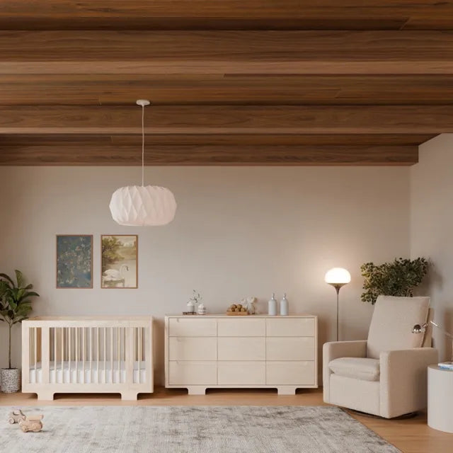 Babyletto Yuzu 9-Drawer Assembled Dresser - Washed Natural - M23428NX
