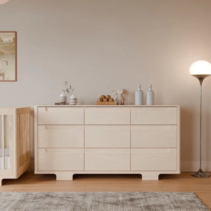 Babyletto Yuzu 9-Drawer Assembled Dresser - Washed Natural - M23428NX